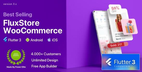 Aplicativo - Fluxstore WooCommerce Wordpress- Aplicativo Completo Flutter E-commerce
